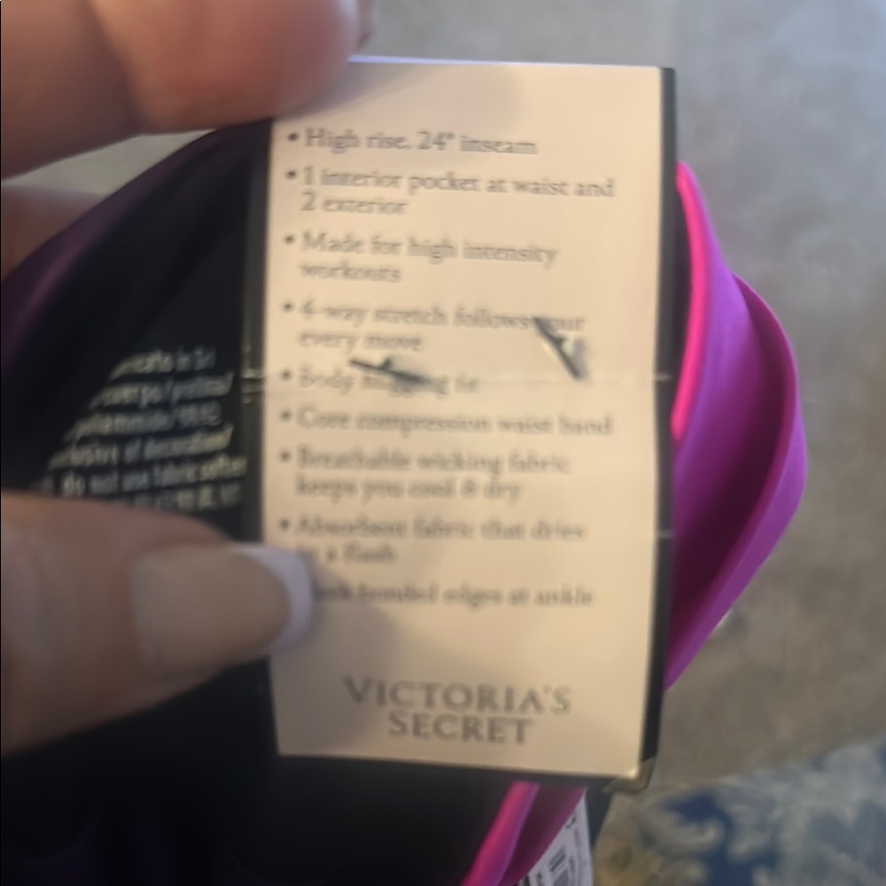 Victoria's Secret Fuchsia Leggings